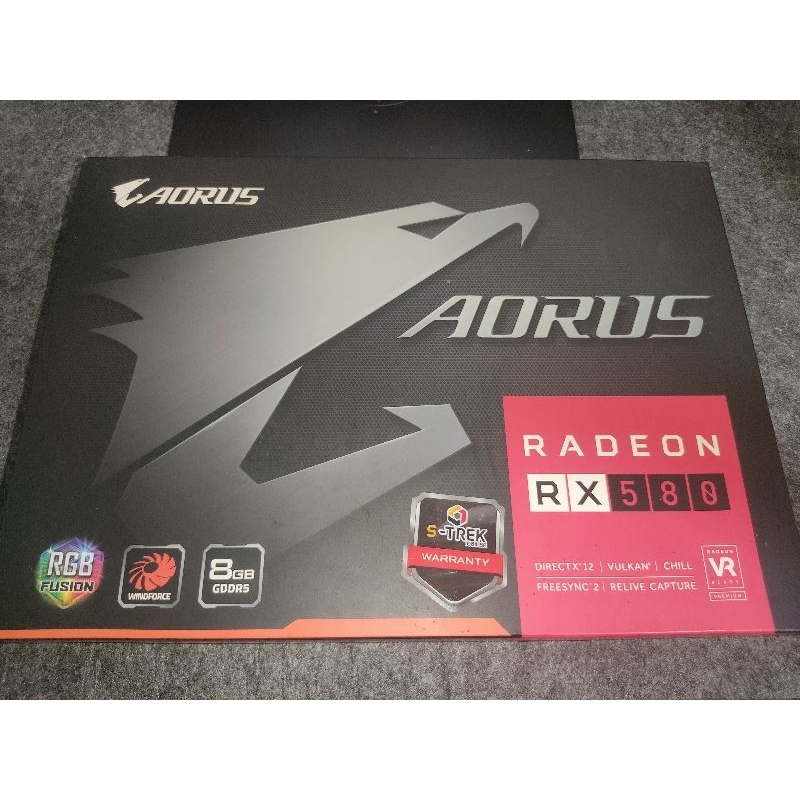 การ์ดจอ VGA GIGABYTE AORUS Radeon RX580 8G (มือสอง)