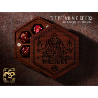The Wizard Dice Box | Premium DnD Dice Box | D&amp;D Dice Box | Dice Vault | Dice Storage Tray for MTG RPG Gaming