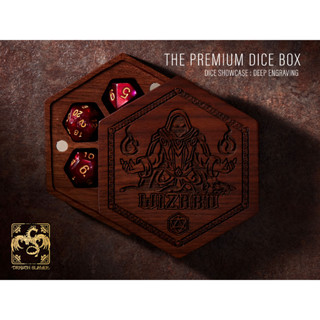 The Wizard Dice Box | Premium DnD Dice Box | D&amp;D Dice Box | Dice Vault | Dice Storage Tray for MTG RPG Gaming