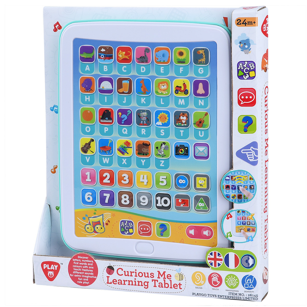 Playgotoys ของเล่นเสริมพัฒนาการ แท็บเล็ตเพื่อการเรียนรู้ (EN+FR)(26145)