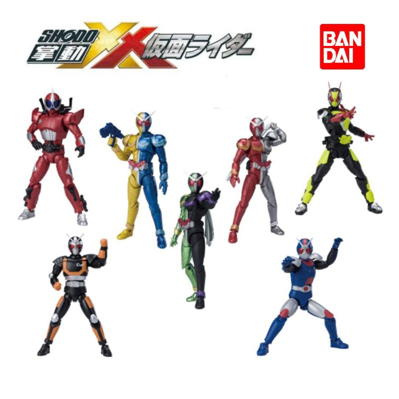 Shodo XX Double Cross Kamen Rider 2 Action Figure Bandai Robo Rider, Zero Two