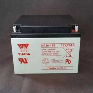 แบตเตอรี่ YUASA  NP26-12B (12V 26Ah)