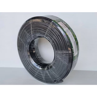 สายนำสัญญาณ Qoolis RG-6 ซิลด์ 60% 100 เมตร (สีดำ)