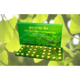 Y-Gink 30 เม็ด ( Ginkgo Biloba Extract 40 mg l