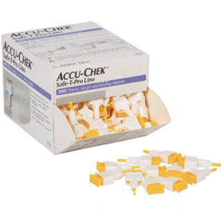 Accu Chek Safe T Pro Uno เข็มเจาะปลายนิ้ว / เข็มเจาะเลือด จำนวน 10 กล่อง