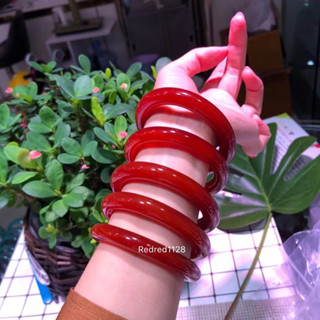 กำไลสีแดงพร้อมส่งฟรี(15-18cm)