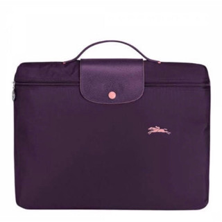 LE PLIAGE CLUB Briefcase S  Canvas สำหรับใส่ Computer Notebook และเอกสาร สีม่วง