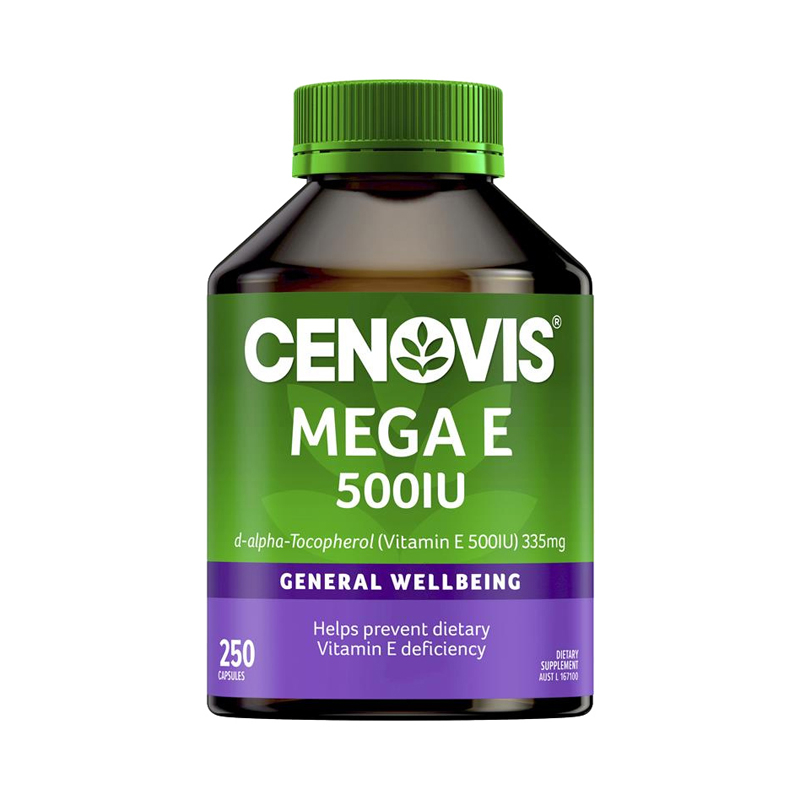 Cenovis Mega E with Natural Vitamin E VE Spot Removal Anti-Aging วิตามินอี กำจัดจุด ต่อต้านวัย ออสเต