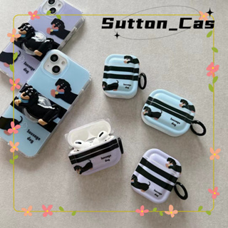 ❤️ส่งของขวัญ❤️ เคสแอร์พอด 1 2 สไตล์คู่รัก แฟชั่น ความนิยม เคส AirPods 3 pro สาวน่ารักหัวใจ case for AirPod Pro2 AirPods