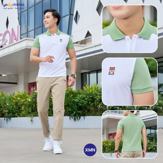 YODY ขอแนะนำ เสื้อโปโลผู้ชาย แขนสั้น คอปก ผ้าฝ้าย สไตล์เรียบหรู  สุภาพ APM5329