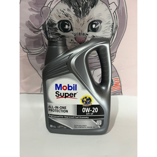 น้ำมันเครื่องสังเคราะห์แท้ Mobil Super ALL-IN-ONE PROTECTION 0W-20 ขนาด 3.5 ลิตร