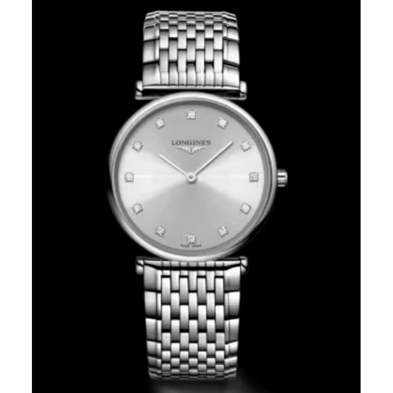 (สินค้าพร้อมส่ง) นาฬิกา​ Longines รหัส​ L4.512.4.70.6 รุ่น La Grande Classique Quartz 29mm Watch ของแท้​ป้าย​ KINGPOWER