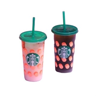 แก้ว Reusable รียูท สตาร์บัค Starbucks 20oz