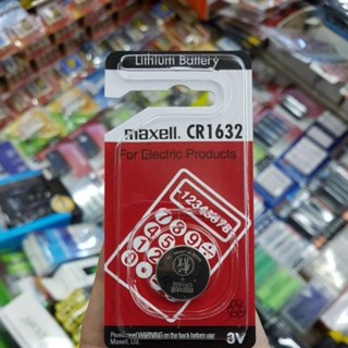 (แพคเดี่ยว) Maxell CR1632 1ก้อน Lithium 3V ของใหม่ ของแท้