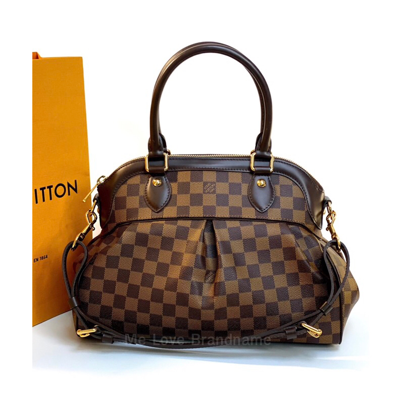 LOUIS VUITTON Trevi PM Damier Ebene Canvas  ปี2011 (รับประกันสินค้าแท้)