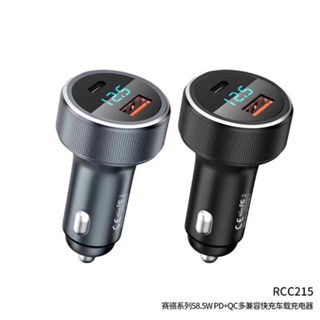 REMAX RCC215 Car Charger Dual Port 58.5 W หัวชาร์จรถ 2 ช่อง / Type-C PD 36W + USB QC 22.5W