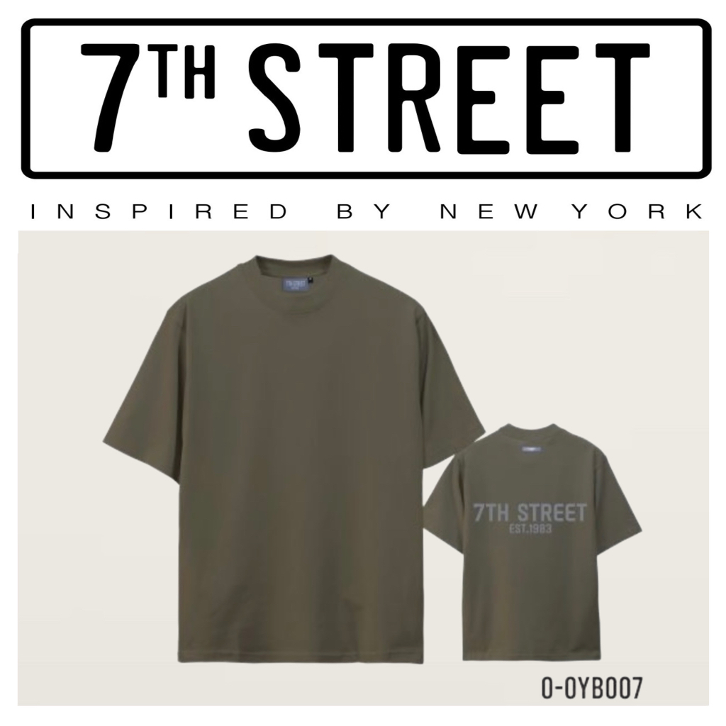 7th Street เสื้อยืดแบบโอเวอไซส์  (Oversize) รุ่น O-OYB007