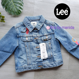 LEE KIDS แท้ ขายชนชอป ผลิต ปี 2564 เสื้อแจ๊คเก็ตเด็ก รุ่น LK K1028101 สียีนส์