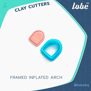 Framed Inflated Arch Clay Cutters / Clay Tools/ Plastic Polymer Cutter แม่พิมพ์กดดินโพลิเมอร์รูปทรงรูปทรงโค้งพองมีกรอบ