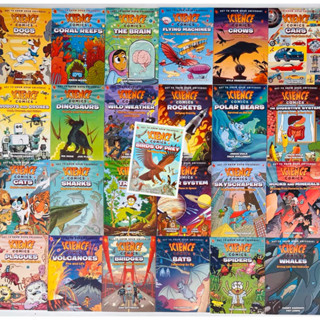 Science Comics Series: Get to Know Your Universe! Sharks/Dogs/Cats/Cars/Bats…25 Books