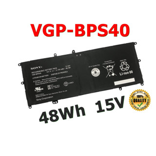 SONY แบตเตอรี่ VGP-BPS40 (สำหรับ VAIO FLIP SVF, VAIO SVF14N SVF15N Series) Sony Battery โซนี่