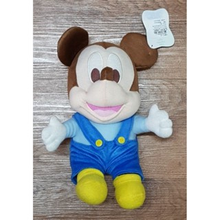 ตุ๊กตา Mickey Mouse มิกกี้เม้าส์ ของแท้ ดิสนีย์ Disney Baby ของใหม่ เก่าเก็บ ไม่เคยเล่นไม่เคยใช้ ขนาดสูง 33 ซม.