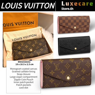 หลุยส์วิตตอง👜Louis Vuitton Sarah Women/Long/Wallets ผู้หญิง/ยาว/กระเป๋าสตางค์