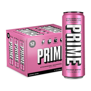 Prime Energy Drink Naturally Flavored, 200mg Caffeine, Zero Sugar, 300mg Electrolytes, Vegan, 12 Fl Oz per Can (Pack of 12)