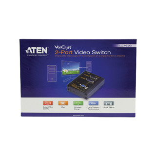 กล่องสลับสัญญาณ 2-Port Video Switch ATEN รุ่น VS-201