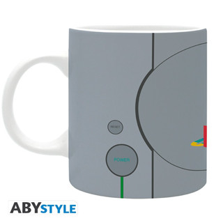 ABYstyle [ลิขสิทธิ์แท้ พร้อมส่ง] แก้วน้ำ แก้วมัคเซรามิค Playstation เพลย์สเตชัน - คอนโซล 320ml