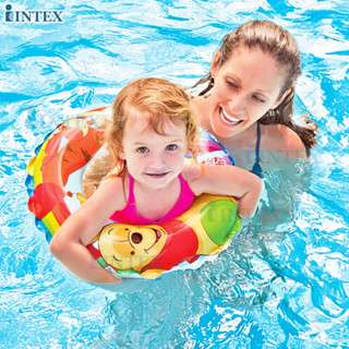 INTEX ห่วงยาง ห่วงยางเป่าลม ห่วงยางว่ายน้ำ ลายหมีพูห์ Winnie The Pooh Swim Ring คละลาย รุ่น 58228