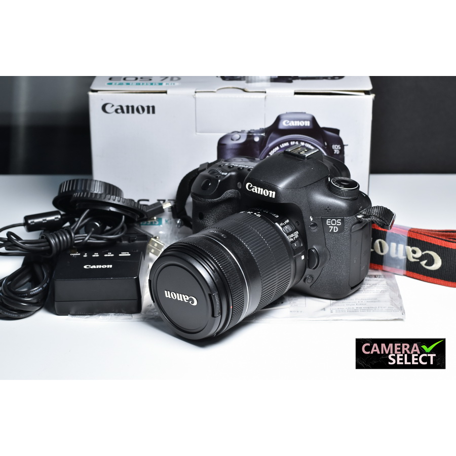 (มือสอง)กล้องDSLR Canon 7D kit 18-135 is  ชต14xxx สภาพสวย 9/10  อดีตปกศ ทำงานปกติเต็มระบบ ของครบกล่อ