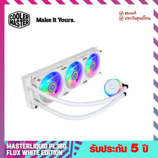 ชุดน้ำปิด 3 ตอน (CPU Liquid Coolers) รุ่น MasterLiquid PL360 Flux White Edition  - Cooler Master