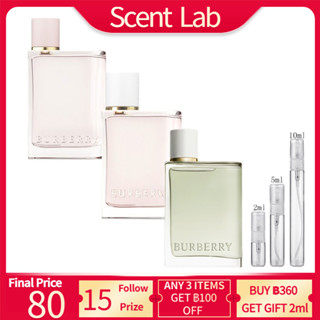 【💯% แท้ 】 Burberry Her EDP &amp; Her Blossom EDT &amp; Her EDT 2ml/5ml/10ml น้ําหอมแบบพกพา น้ําหอมผู้หญิงติดทนนาน