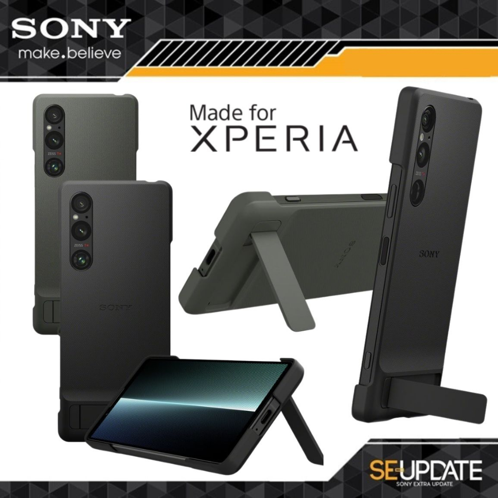 (เก็บโค้ดลดเพิ่ม) เคส Sony แท้ Style Cover with Stand for Xperia 1 V / 10 V / 1 IV / 10 IV / 5 III / 1 III