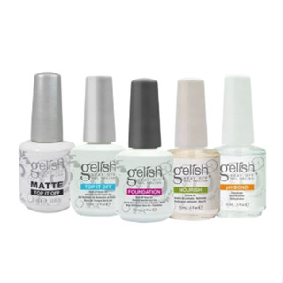 Gelish top coat / structure gel / base gel / pH bond ขนาด 15 ml