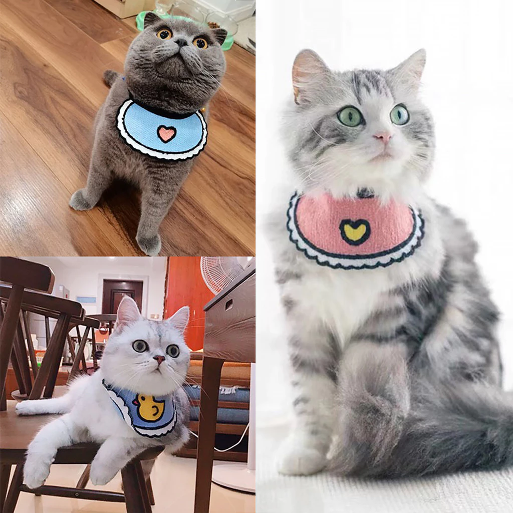yoyopet : ปลอกคอแมว ปลอกคอหมา  ปลอกคอสัตว์เลี้ยง ผ้ากันเปื้อนแมว ลายน่ารัก สินค้าพร้อมส่ง thumbnail 5