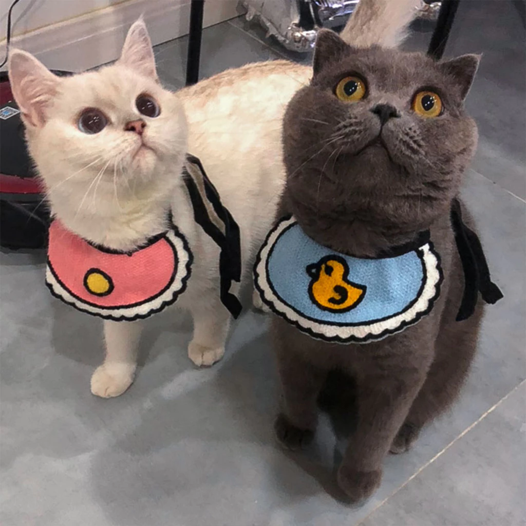 yoyopet : ปลอกคอแมว ปลอกคอหมา  ปลอกคอสัตว์เลี้ยง ผ้ากันเปื้อนแมว ลายน่ารัก สินค้าพร้อมส่ง thumbnail 9
