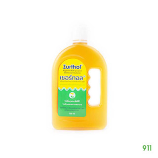 เซอร์ทอล ผลิตภัณฑ์ฆ่าเชื้ออเนกประสงค์ 750 มล. สูตรเดียวกับเดทตอล | Zurthol 750 ml