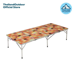 Coleman JP Natural Mosaic Living Table 180 Plus 26749 โต๊ะพับ อลูมิเนียมน้ำหนักเบา