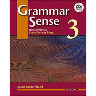 DKTODAY หนังสือ GRAMMAR SENSE 3:STUDENTS BOOK PACK