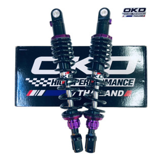 โช้คหลัง(O.K.D) ADVANCE PLUS PCX-160(370mm.) สีดำ/ดำ/ม่วง รหัสสินค้า8859513359721