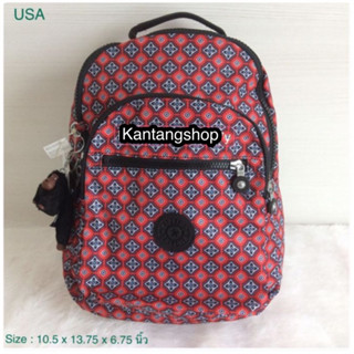 Kipling Seoul Go S @ Mystical Medallion Orange ของแท้