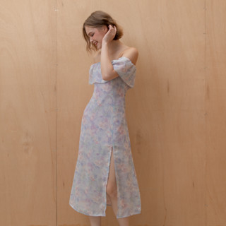 MIST OF RAIN - Sunrise Dress - 2 สี เดรสไปงาน เดรสยาว เดรสไปทะเล