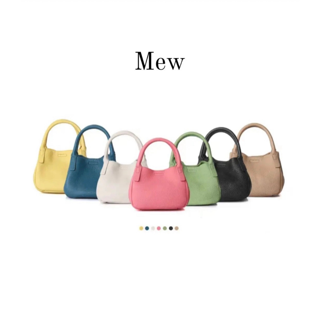 Mew วัสดุ หนังวัวนำเข้าจากอิตาลี #กระเป๋าหนังแท้