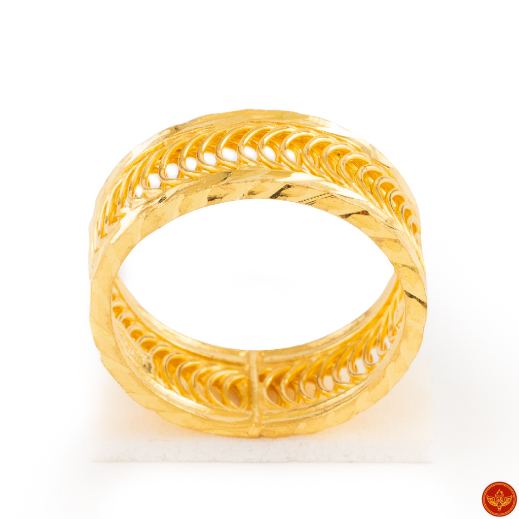 LSW แหวนทองคำแท้ 1 สลึง (3.79 กรัม) ลายโรมิโอ RC-125