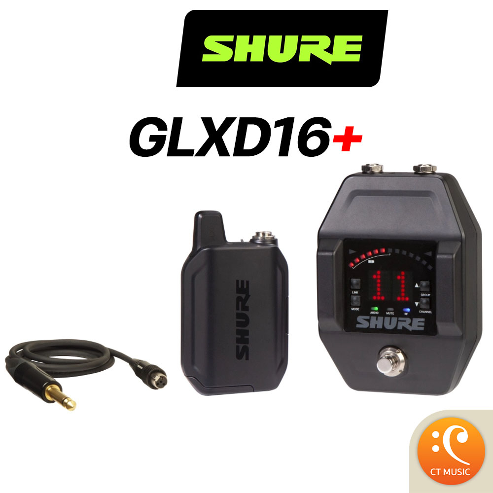 [ใส่โค้ดลด 1000บ.] SHURE GLXD16+ Wireless System ไวร์เลส Shure GLXD 16