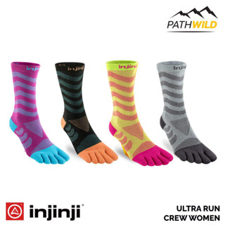 ถุงเท้าแยกนิ้ว INJINJI WOMENS ULTRA RUN CREW COOLMAX