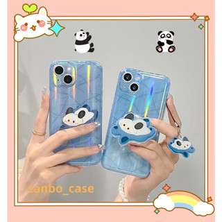 🎁ส่งของขวัญ🎁เคสไอโฟน สำหรับ 11 14 for iPhone Case 13 12 Pro Max น่ารัก ตลก หมีแพนด้า กันกระแทก เคสนิ่ม เคสโทรศัพท์