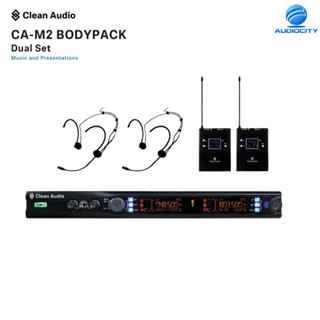 Clean Audio CA-M2 BODYPACK QE3 Head Set | ชุดไมค์ลอยคู่แบบสวมหัว